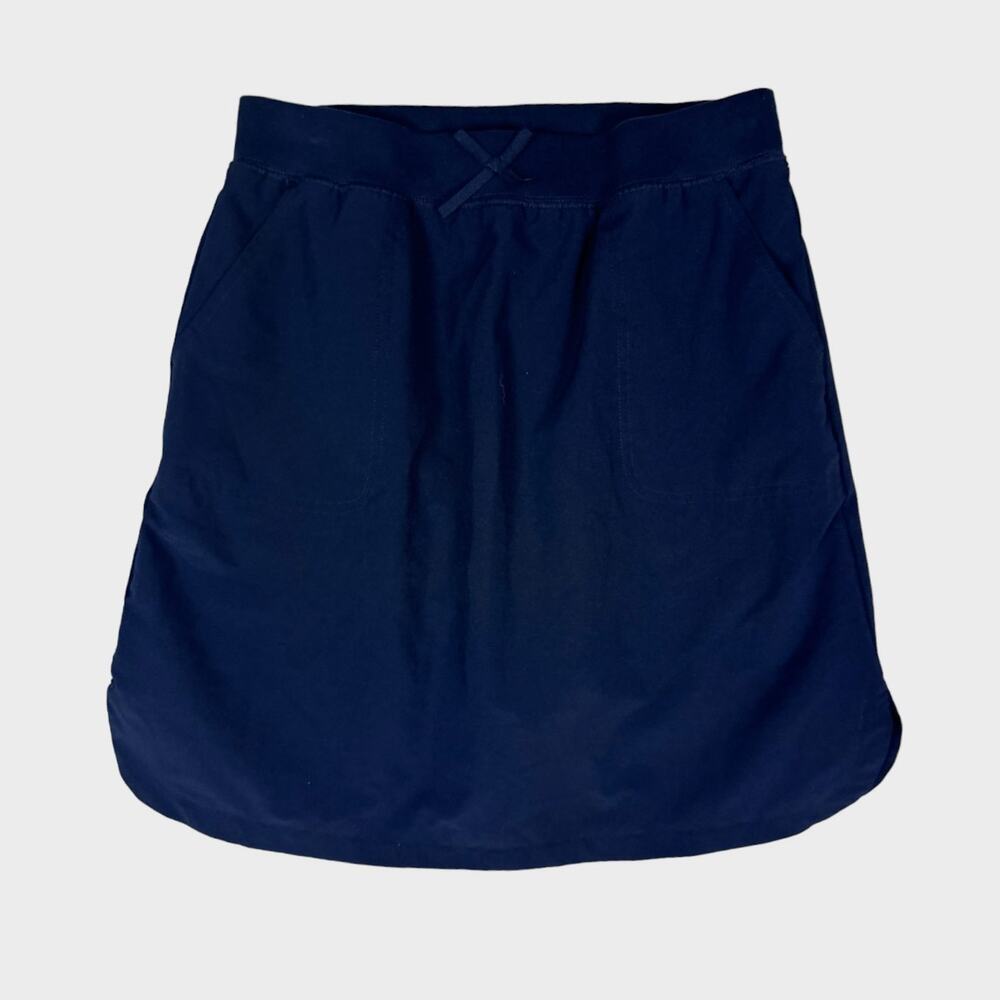 IZOD Youth Girls Size 16 Navy Blue Polyester Spandex Skort